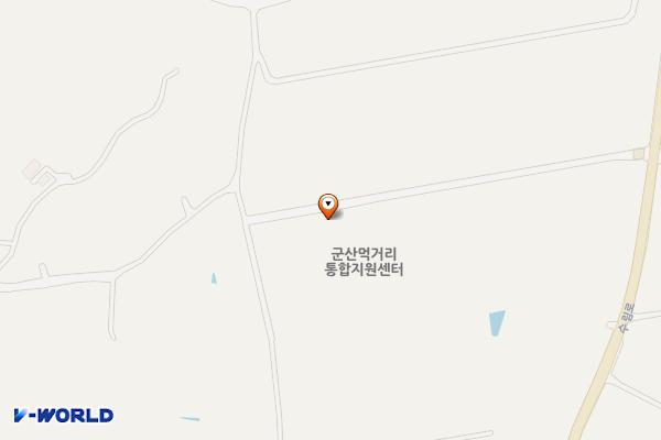 (재)군산먹거리통합지원센터 위치 지도 — 전북특별자치도 군산시 성산면 창오리 560-2