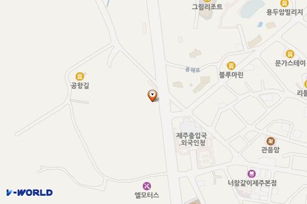 제주해안경비단 1경비대 위치 지도 — 제주특별자치도 제주시 용해로 32