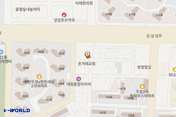 천안시장애인종합복지관 위치 지도 — 충청남도 천안시 서북구 두정고2길 51