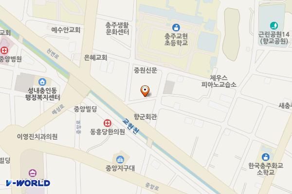 교현안림 어울림센터 위치 지도 — 충청북도 충주시 교현동 344-16