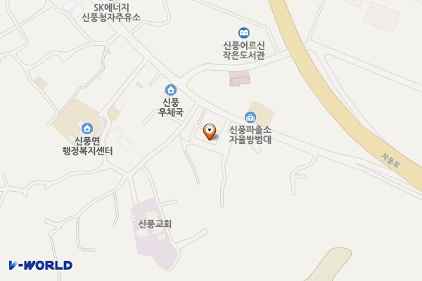 신풍면 양조장 주차장 위치 지도 — 충청남도 공주시 신풍면 산정리 81