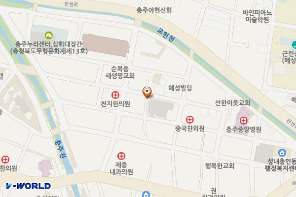 자유시장2주차장 위치 지도 — 충청북도 충주시 충인동 88