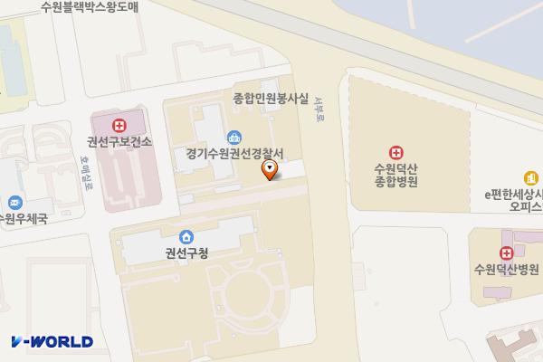 수원서부경찰서 위치 지도 — 경기도 수원시 권선구 서부로 1673