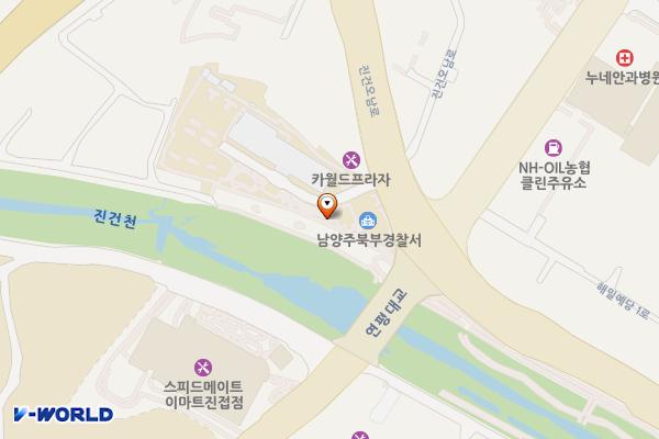 남양주북부경찰서 위치 지도 — 경기도 남양주시 진접읍 연평리 853