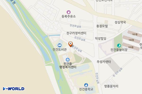 진건퇴계원행정복지센터 위치 지도 — 경기도 남양주시 진건읍 진건오남로 41-23