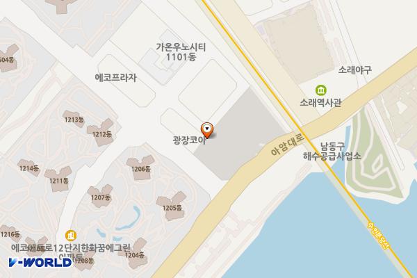소래제1 공영주차장 위치 지도 — 인천광역시 남동구 논현동 754-3