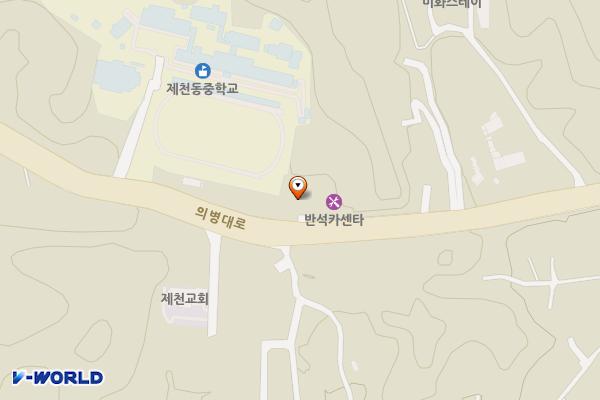 제천개인택시조합 위치 지도 — 충청북도 제천시 의병대로 317