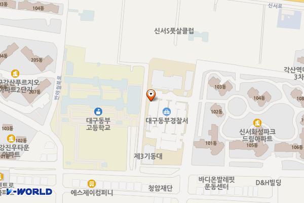 대구동부경찰서 위치 지도 — 대구광역시 동구 반야월북로 209