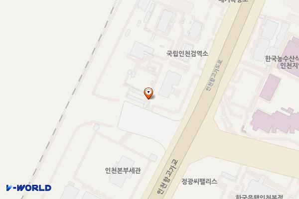 인천지방해양수산청 위치 지도 — 인천광역시 제물포구 서해대로 365-1