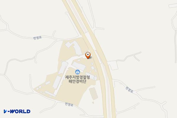 제주해안경비단 위치 지도 — 제주특별자치도 서귀포시 번영로 3262