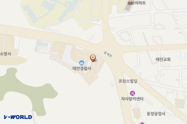 태안경찰서 위치 지도 — 충청남도 태안군 태안읍 동백로 112
