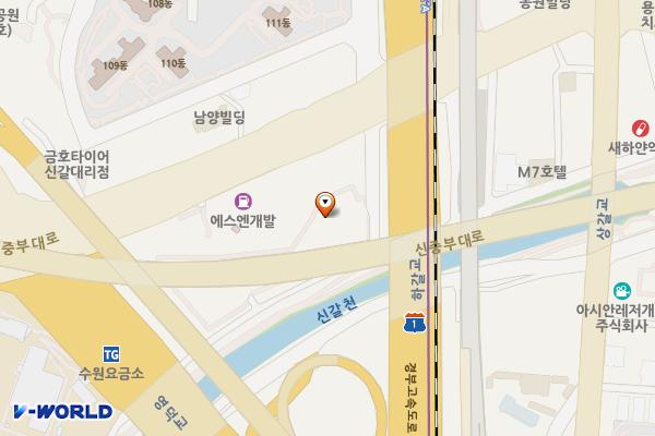 신갈IC공영주차장 위치 지도 — 경기도 용인시 기흥구 신갈동 483-2