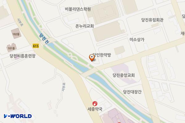 당진전통시장 공영주차장 위치 지도 — 충청남도 당진시 읍내동 662-19