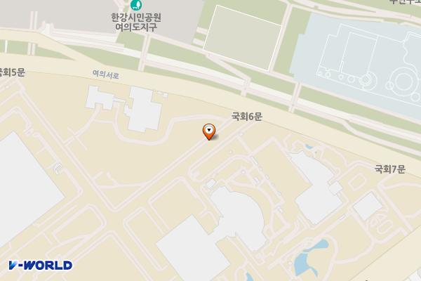 국회의사당 6문 위치 지도 — 서울특별시 영등포구 의사당대로 1