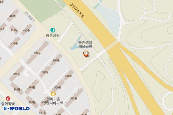 비래동 제2공영주차장 위치 지도 — 대전광역시 대덕구 비래동 412-2