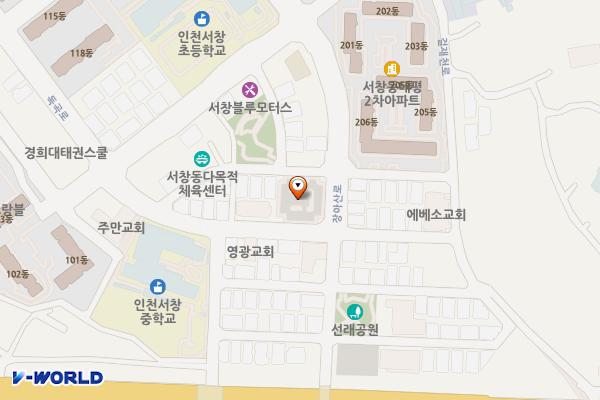 서창5호 공영주차장 위치 지도 — 인천광역시 남동구 서창동 567-4