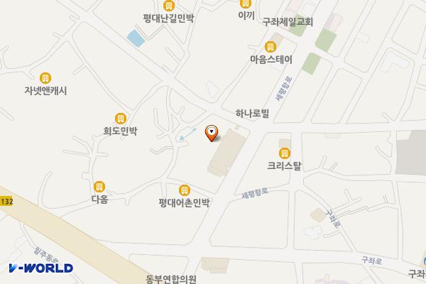 평대리 공영주차장 위치 지도 — 제주특별자치도 제주시 구좌읍 평대리 3351