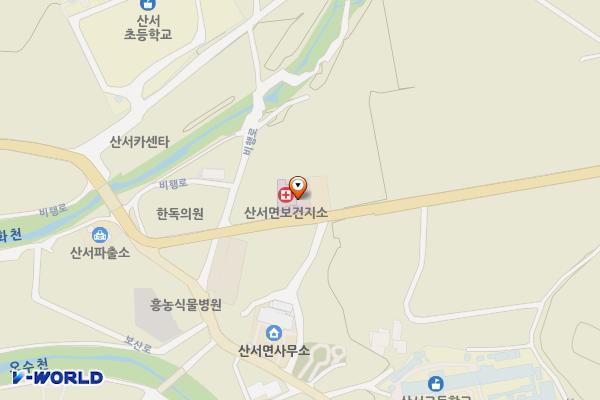 산서보건지소 위치 지도 — 전북특별자치도 장수군 산서면 동화리 133-4