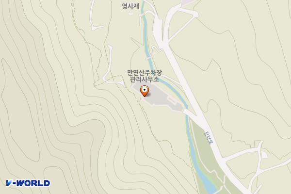 만연산주차장 위치 지도 — 전남광주통합특별시 화순군 화순읍 동구리 206