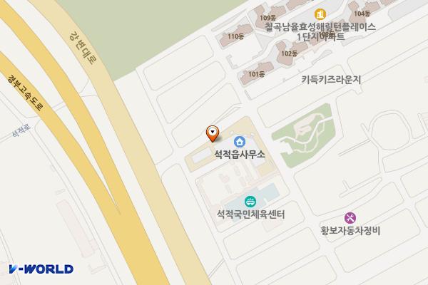 석적지구대 위치 지도 — 경상북도 칠곡군 석적읍 석적로 965