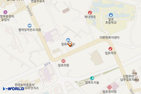 일로파출소 위치 지도 — 전남광주통합특별시 무안군 일로읍 월암리 187-5