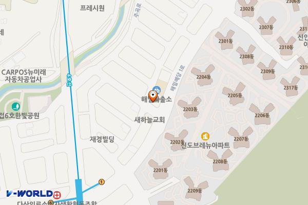 해밀파출소 위치 지도 — 경기도 남양주시 진접읍 해밀예당1로 251