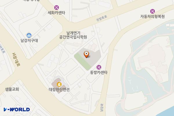 인사공영주차장 위치 지도 — 경상남도 진주시 인사동 163-1