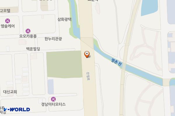 명촌지구대 위치 지도 — 울산광역시 북구 명촌21길 14