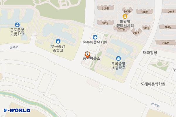 송부파출소 위치 지도 — 경기도 군포시 번영로 6-4