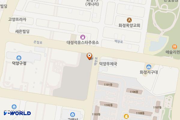 화정지구대 위치 지도 — 경기도 고양시 덕양구 은빛로 80
