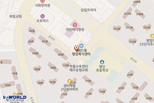행신지구대 위치 지도 — 경기도 고양시 덕양구 중앙로 541-18