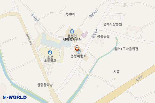 음봉파출소 위치 지도 — 충청남도 아산시 음봉면 음봉면로 19