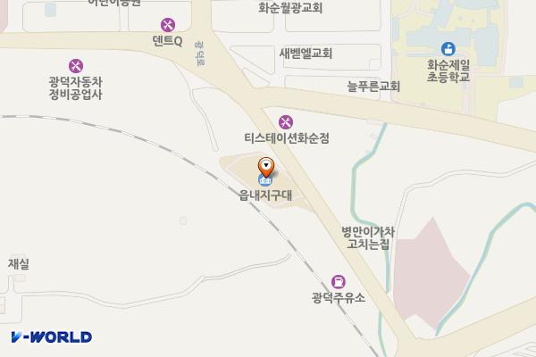읍내지구대 위치 지도 — 전남광주통합특별시 화순군 화순읍 충의로 152
