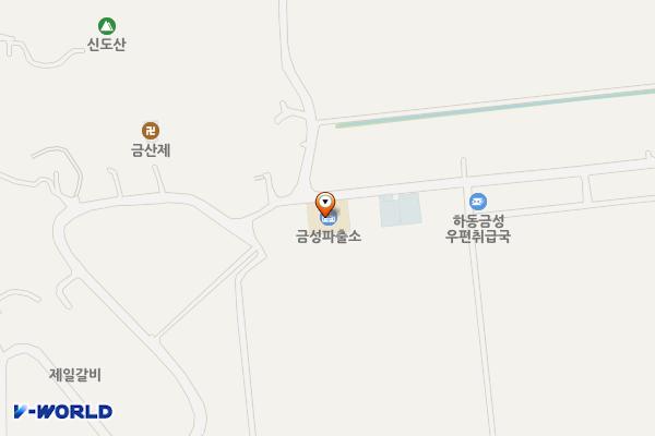 하동 금성지구대 위치 지도 — 경상남도 하동군 금성면 금성중앙길 2