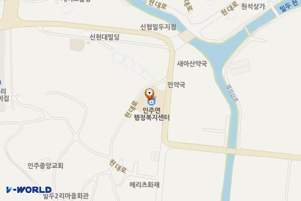 인주면행정복지센터 위치 지도 — 충청남도 아산시 인주면 현대로 1295