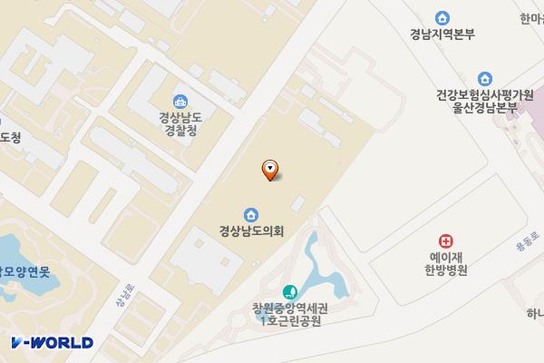 경상남도청어린이집 위치 지도 — 경상남도 창원시 의창구 사림동 1-1