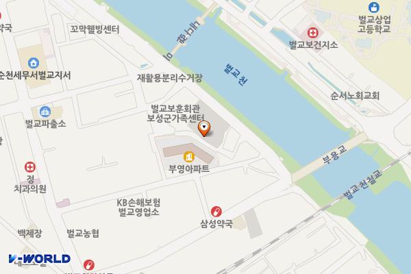 벌교전통시장 공영주차장 위치 지도 — 전남광주통합특별시 보성군 벌교읍 벌교천1길 17