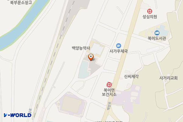 북이면 행정복지센터 위치 지도 — 전남광주통합특별시 장성군 북이면 사거리 587-18