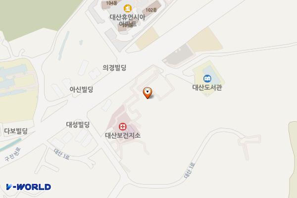 종합사회복지관 대산분관 위치 지도 — 충청남도 서산시 대산읍 대산1로 78-14