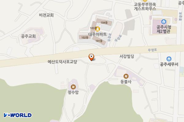 대우아파트 공영주차장 위치 지도 — 충청남도 공주시 반죽동 94-4
