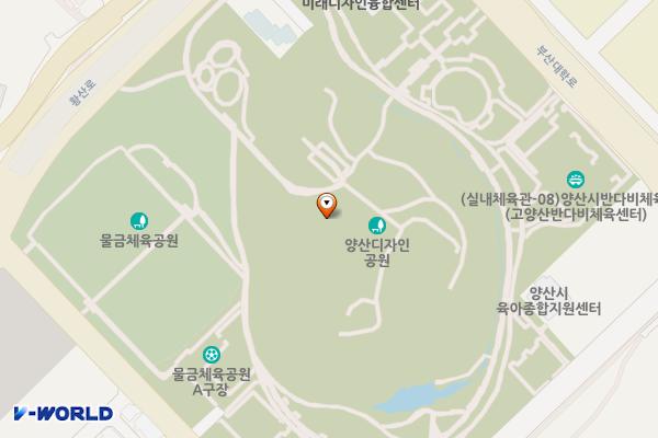 반다비 체육센터 위치 지도 — 경상남도 양산시 물금읍 가촌리 1312-4