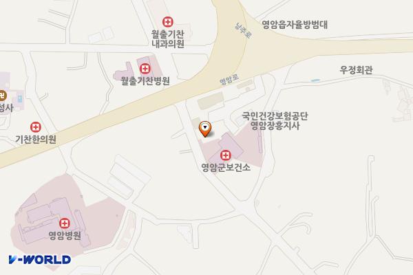 영암군보건소 위치 지도 — 전남광주통합특별시 영암군 영암읍 오리정길 39