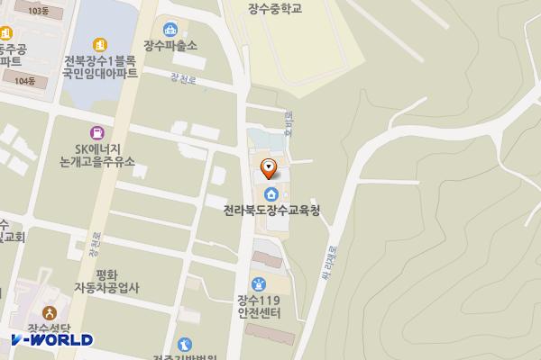 장수교육지원청 위치 지도 — 전북특별자치도 장수군 장수읍 호비로 50