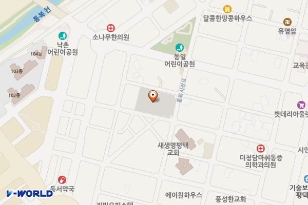 통복시장 공영주차장 위치 지도 — 경기도 평택시 통복시장로 23