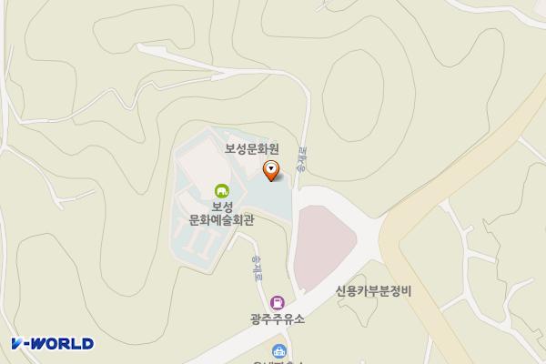 보성군문화예술회관 위치 지도 — 전남광주통합특별시 보성군 보성읍 보성리 352-3