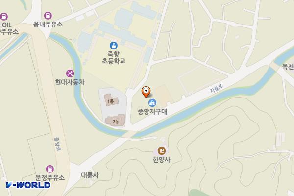 중앙파출소 위치 지도 — 충청북도 옥천군 옥천읍 지용로 21