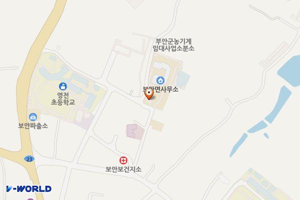보안면사무소 충전소 위치 지도 — 전북특별자치도 부안군 보안면 영전길 19-29