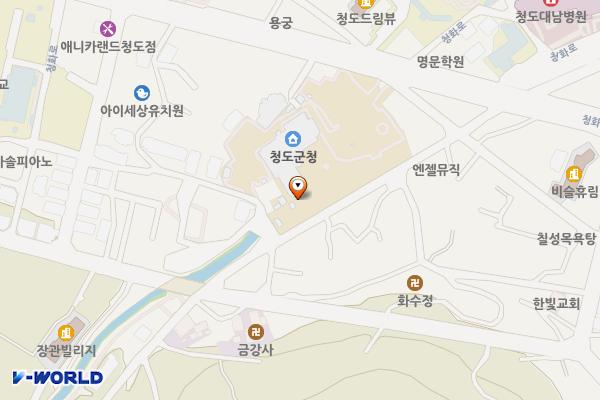 청도군청 위치 지도 — 경상북도 청도군 화양읍 범곡리 1079