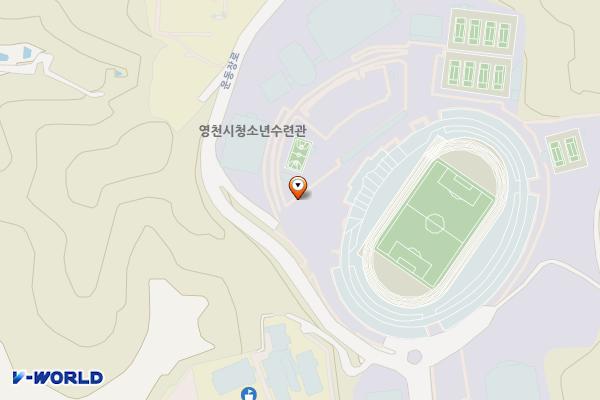 시민운동장 주차장 위치 지도 — 경상북도 영천시 교촌동 281-8
