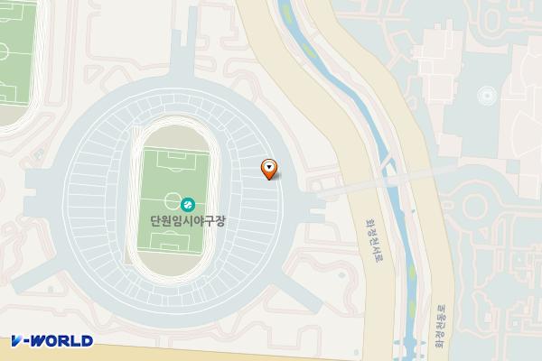 와스타디움 위치 지도 — 경기도 안산시 단원구 화랑로 260